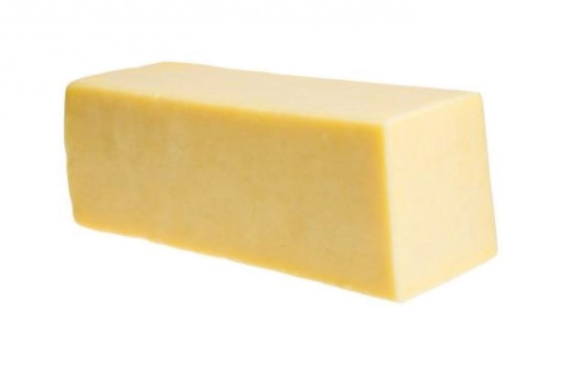 Cheese, Cheddar White Welsh Mild Block Plastic Wrapped Ref – 5 Lba 